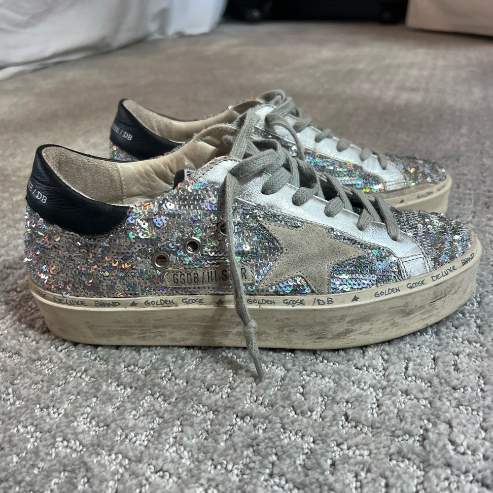 Golden Goose Sequined Sneakers